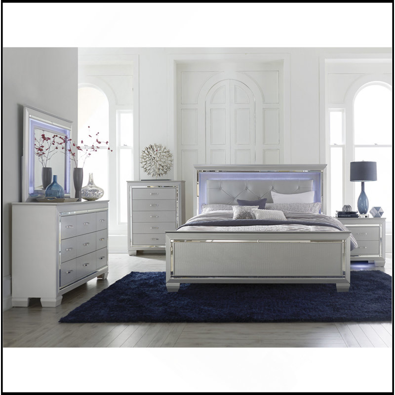 Glamour Design Furniture Room, Argent argent
