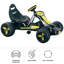 Go Kart for Kids - Voiture à pédales à 4 roues avec décalcomanies de course - Jouets d'intérieur et d'extérieur pour enfants de 3 à 7 ans de Lil 'Rider (noir)