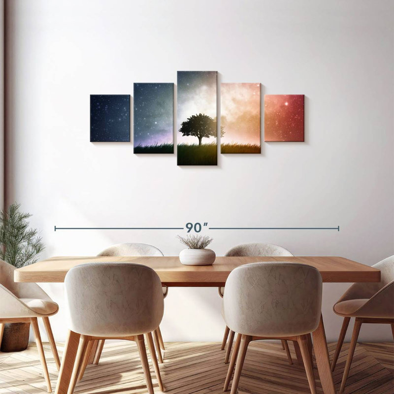 Sci Fi Tree, 30" H x 68" W