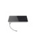 Plaque de cuisson électrique 11,34 "avec 2 brûleurs, surface de cuisson électrique Radiant, noir