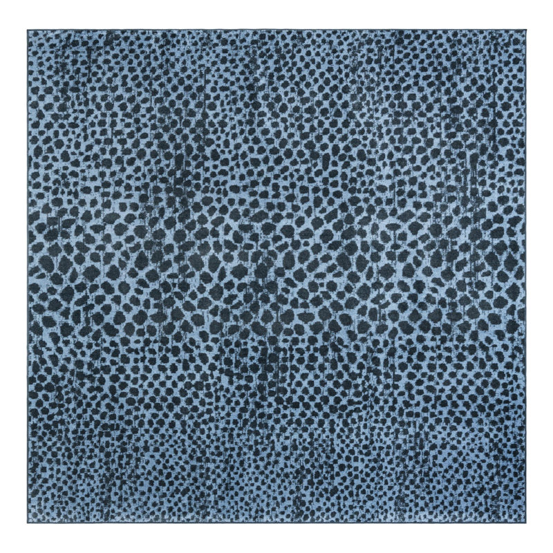 Masson Washable Animal Print Indoor Rug, Square 7'10"