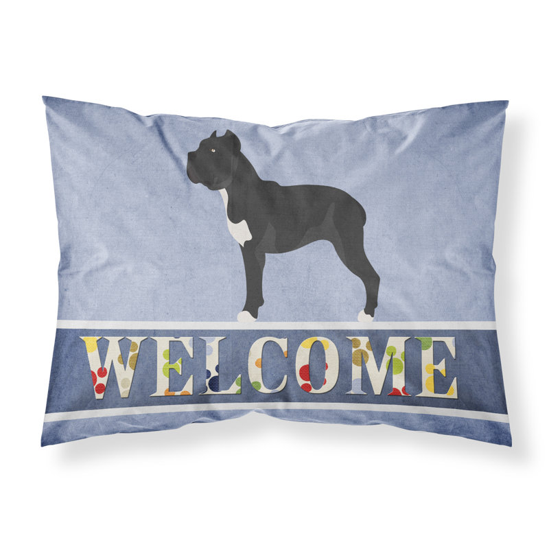 Taie d’oreiller welcome, Cane corso