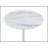 15.5" End Table With Height Adjustable Marble Textured Top-852441872-852441878