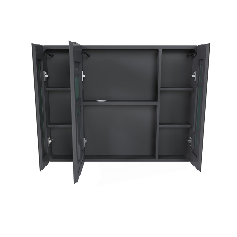 Pharmacie, armoire à miroir avec 3 lumières DEL et fonction de désembuage