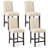 Upholstered Bar Stools 25''-663628724-663628725