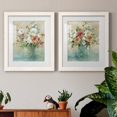 Sun Drenched Bouquet - Ensemble de 2 reproductions d'art