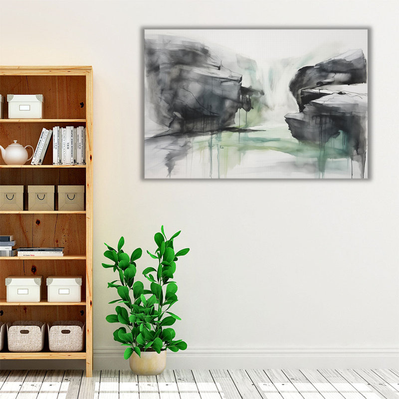 Dramatic Cliffs, 40" H x 60" W