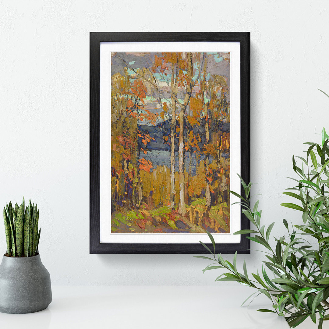 Algonquin in October by Tom Thomson - Framed Print