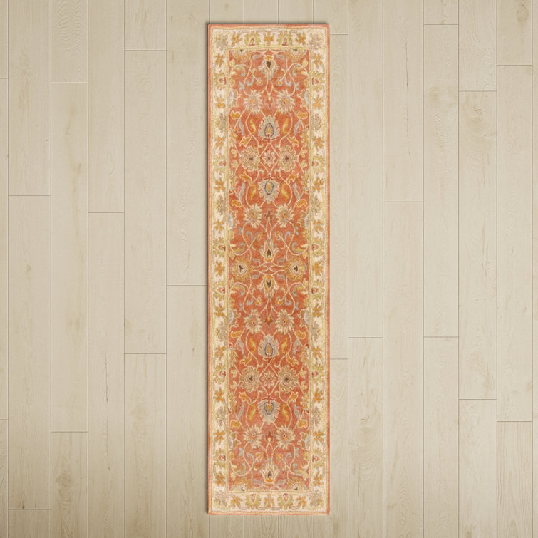 Arden Handmade Wool Orange Rug