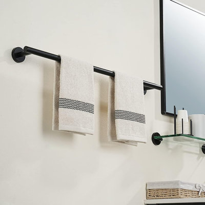 2 Pack 27 Inch 304 Stainless Steel Towel Bar Wall Mounted Towel Rack