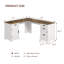 Bureau en L 67 po Farmhouse-2120368732