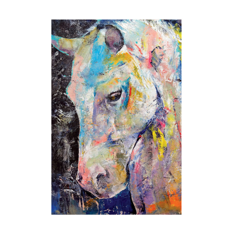 Hidden Heart Horse by Michael Creese - Wrapped Canvas Painting, 66.04 cm H x 45.72 cm W x 1.91 cm D