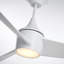 Ventilateur de plafond standard à 3 pales 52 po avec chaîne de traction et ensemble d'éclairage inclus Karlovy-1217411990