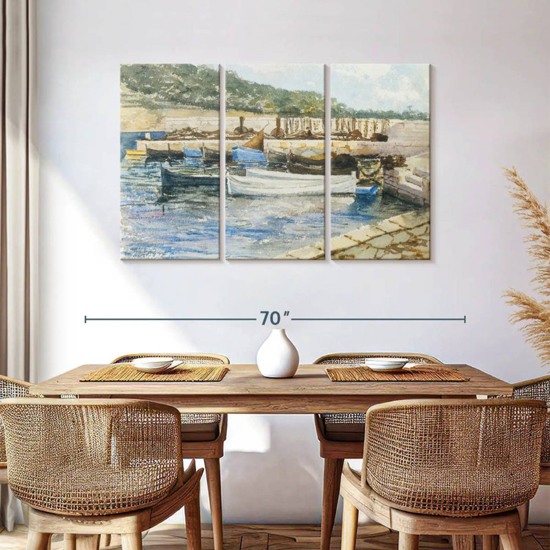 Mehar Classic Boats, 36" H x 57" W
