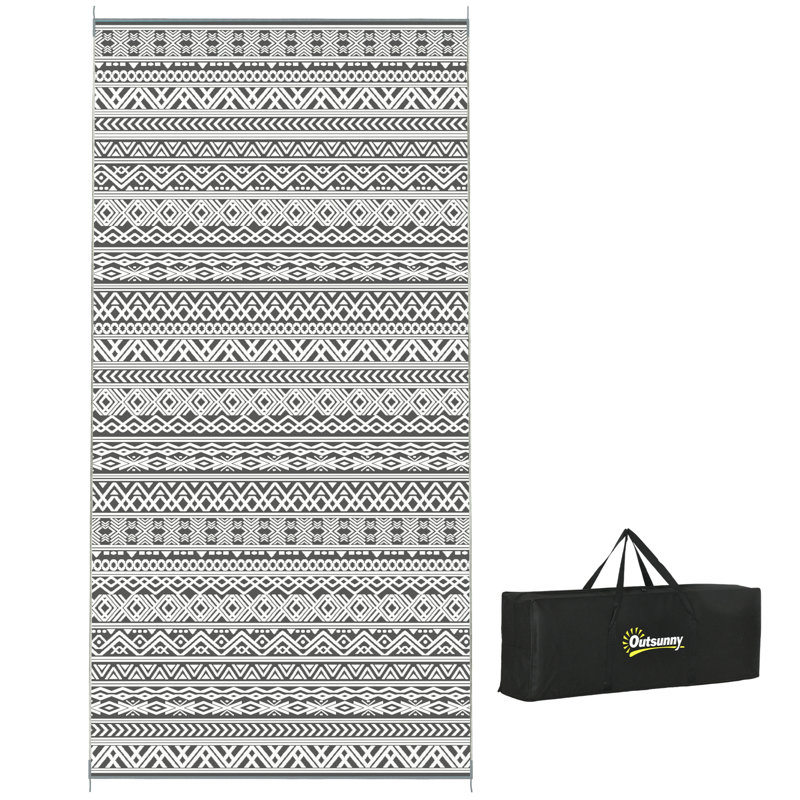 Reversible Outdoor Rug, Runner 9' x 18'
