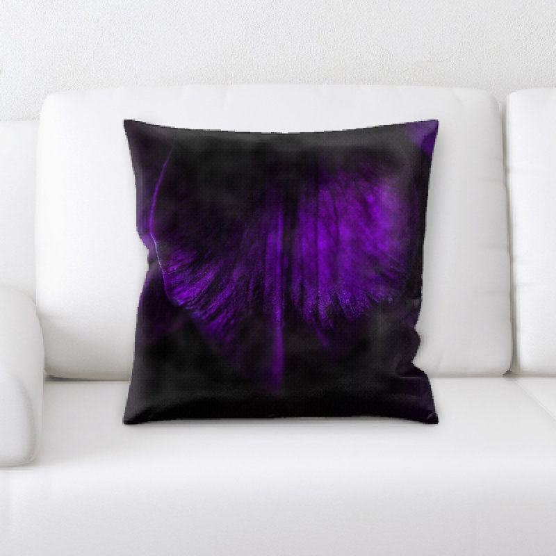 Microsuede Reversible Throw Pillow