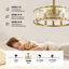 Ventilateur de plafond lustre en cristal 20 po avec ensemble d'éclairage et télécommande Wadeeah