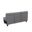 Canapé modulaire 2 pièces gris clair-2089104985