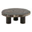 Darnell Petrified Wood Coffee Table Natural and Black - Small-1924419645