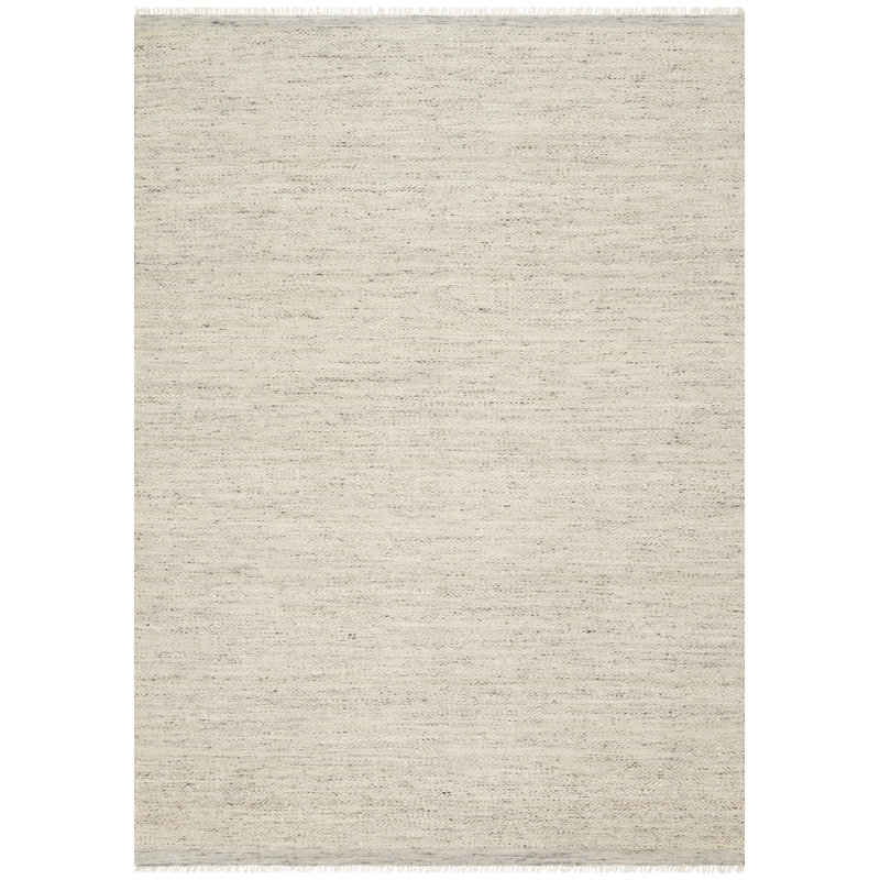 Omen Geometric, Striped Area Rug in Mist, Rectangle 7'9" x 9'9"