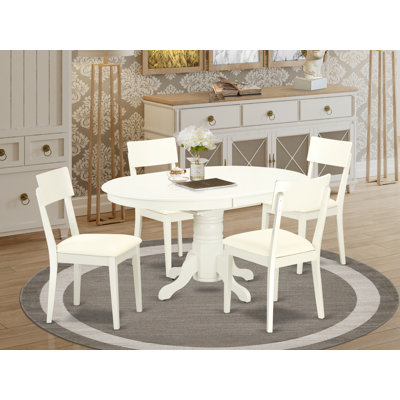 Koss Rubberwood Solid Wood Dining Set