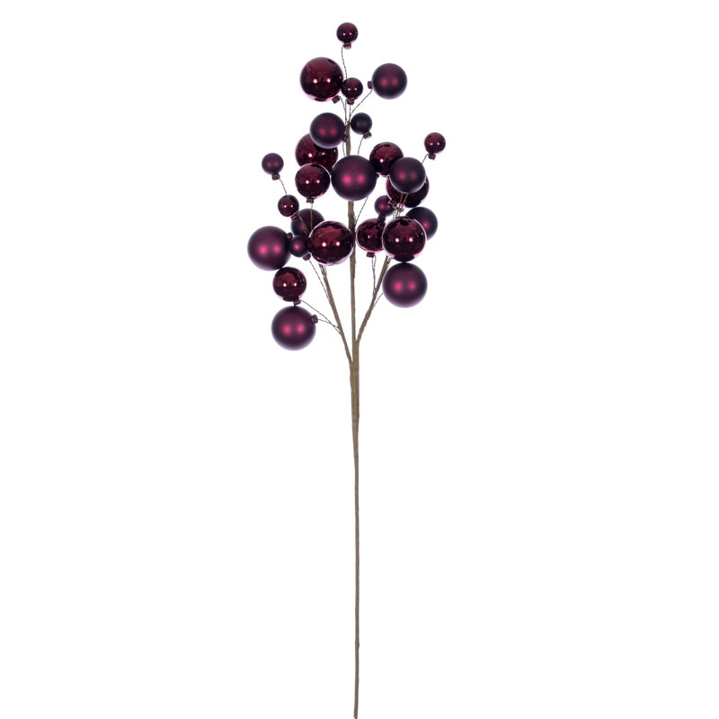 Vaporisateur d'ornement 30 po Vickerman., Rouge vin