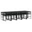 Cerith 10 - Person Wicker Patio Dining Set with Rectangular Table-112871815