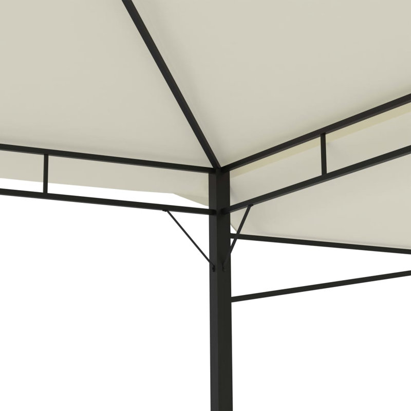 Mtro 118" x 276" Steel Party Tent, Cream
