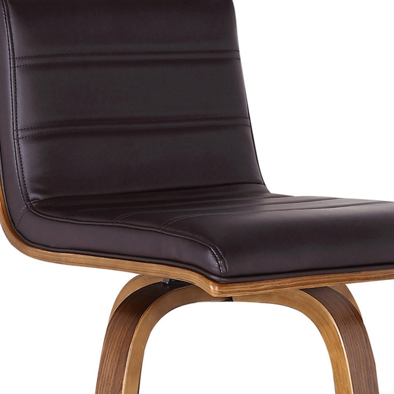 Chaise de bar Ameyah, Brun, Tabouret de comptoir avec siège d'une hauteur de 