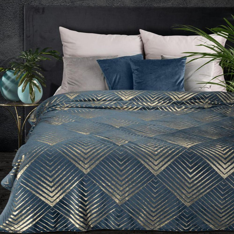 Eurofirany Blanket, Navy Blue