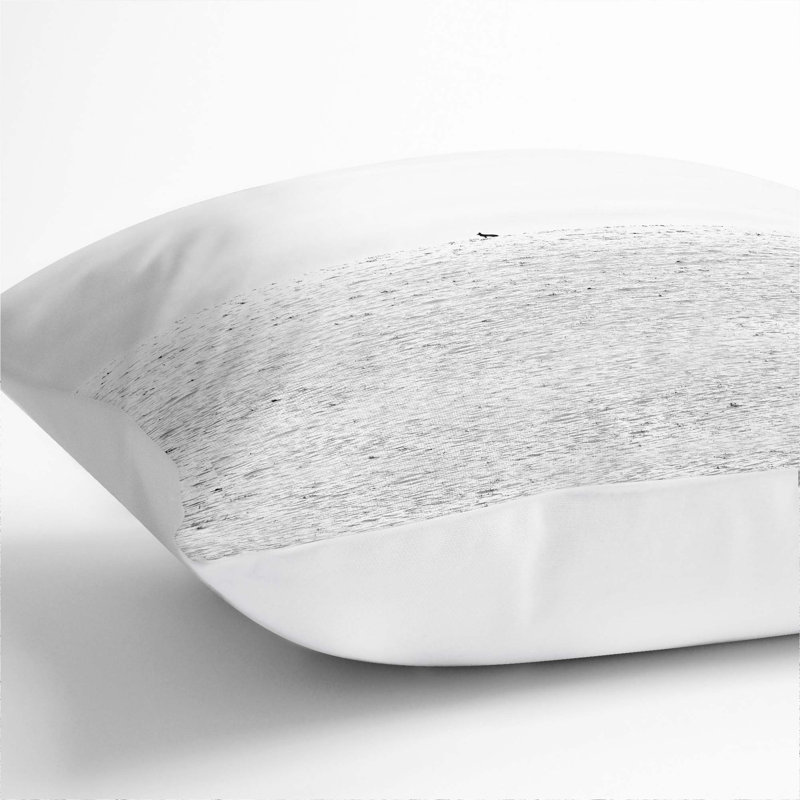 Square Throw Cushion, White, 40cm H x 40cm W x 15cm D