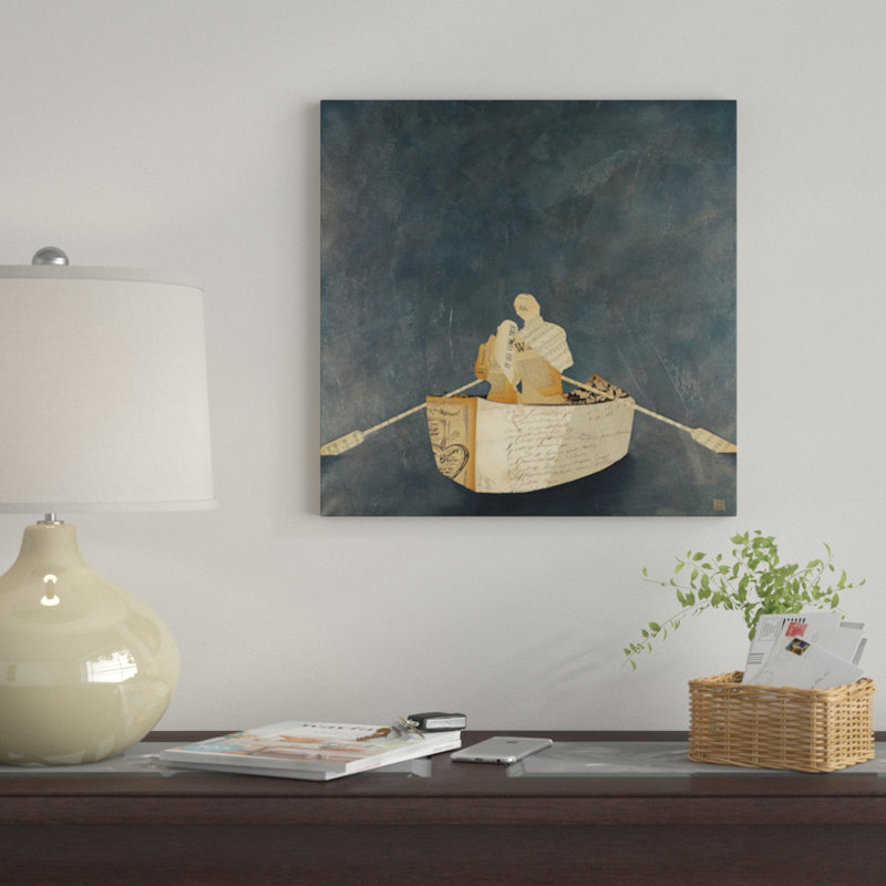 « into the blue », reproduction d’impression sur toile, H 12 po x l 12 po x P 1,5 po, Toile tendue, Pas de tapis