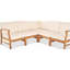 Ensemble de canapé 5 pièces Perla, crème-533909174