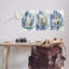 Trio de coquillages, corail, plage bleue, ensemble de 3 plaques murales par Caroline Kelly-579981345