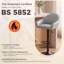 Swivel Upholstered Bar Stool