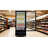 Glass Door Merchandiser Freezer, 19.3 Cu.Ft Swing Door Commercial Reach-In Display Refrigerator With LED Top Panel Upright Freeze Storage, Single Cabinet, Black