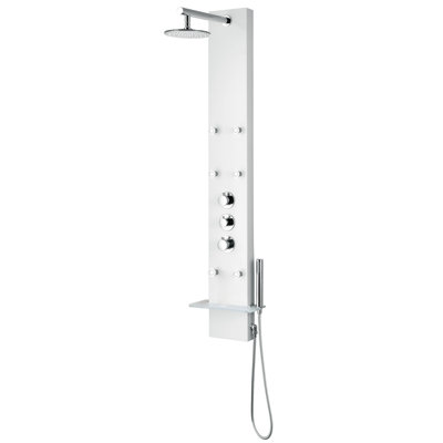 Panther 59.05'' Shower Panel with Adjustable Shower Head
