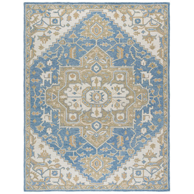 Metro Hand Tufted Wool;Cotton Geometric Indoor Rug