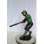 Nifao Bronze Baseball Boy Statue – Young Athlete Mid-Swing Sculpture with Green & Brown Patina – Lost Wax Cast Bronze Sports Artwork for Garden, Park, or Home Decor 27" x 12" x 24"H
