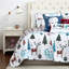 Ensemble de courtepointe réversible en microfibre Winter Wonderland-371636244