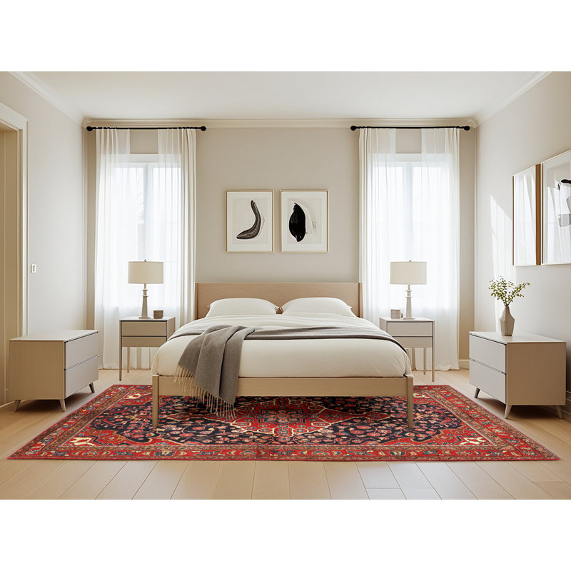 Oriental Indoor Rug, Rectangle 5' x 8'