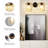 2-Light Modern Bathroom Vanity Wall Sconce with Hammered Glass Shades and 3-Stage Touch Dimmer