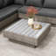 Outsunny 4 Pieces Rattan Garden Furniture Set Corner Sofa Light Grey
