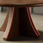 Ensemble de table à manger moderne et simple en bois massif-106325299