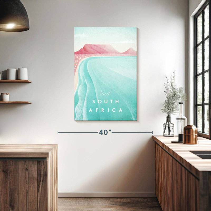 Aime South Africa Vintage Travel Poster, 39" H x 26" W