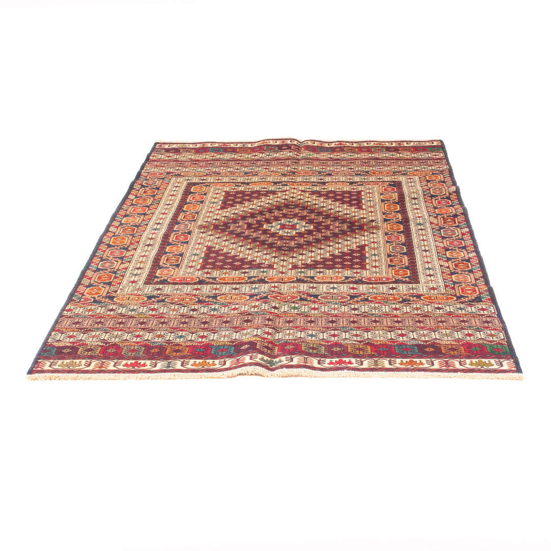 BohoLiving Kelim Teppich - Oriental - 196 x 127 cm - mehrfarbig