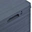 Dakota Fields Alage 44cm W 90L Plastic Lockable Deck Box in Anthracite