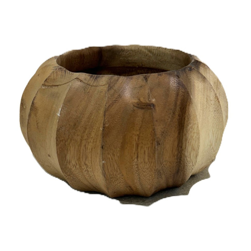 Freya Scalloped Bowl, 10cm H x 20cm W x 20cm D
