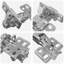 Vidaxl Hinge Nickel Iron Modern Hardware Door Cabinet Furniture Elegant Home