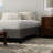 Twin Xl, Upholstered Bed Frame Foundation, Black And Gray, Standard Mattress Types, Quick Installation Gray Xl Strong Support For Mattresses Up To 1000 Lb, 80 In Depth, 38 Width, 15 Height, Easy Fast-597198188-588754855